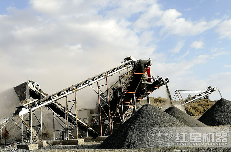 煤矸石制砂现场二 煤矸石制砂现场二