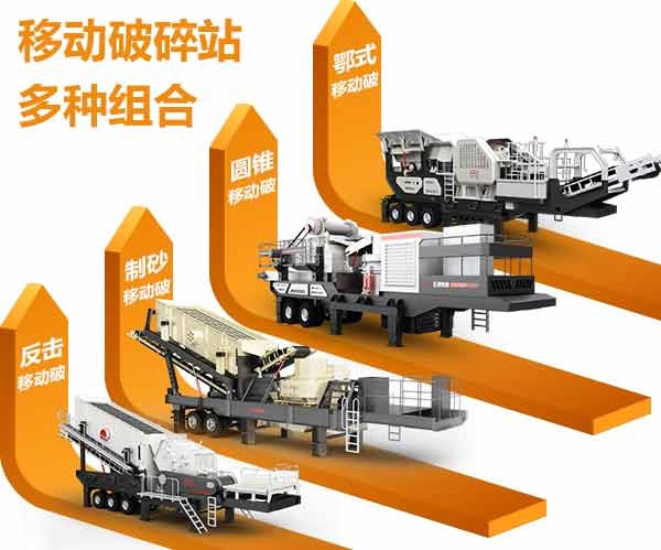 汽车移动破碎机种类合集图 汽车移动破碎机种类合集图