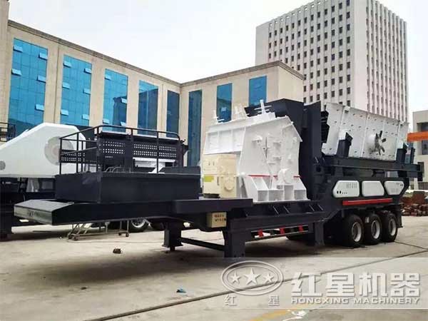 不同配置的移动汽车载式打石子机 不同配置的移动汽车载式打石子机