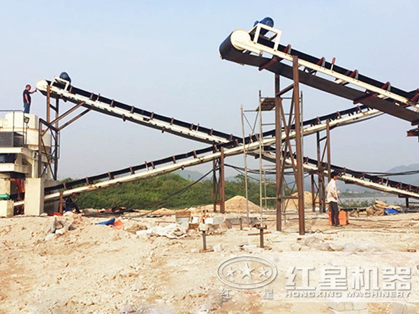 红星制砂机作业现场 红星制砂机作业现场