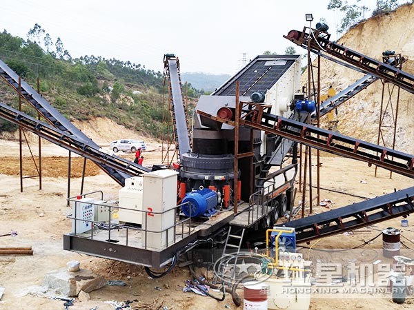 车载圆锥破碎机处理建筑垃圾 车载圆锥破碎机处理建筑垃圾
