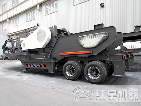 红星轮胎式流动石子破碎车 红星轮胎式流动石子破碎车