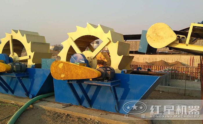 红星洗砂机客户现场 红星洗砂机客户现场