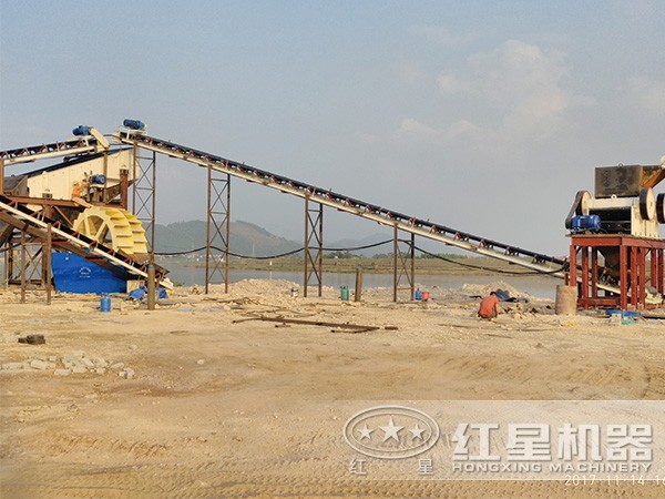水洗砂设备在制砂生产线中 水洗砂设备在制砂生产线中