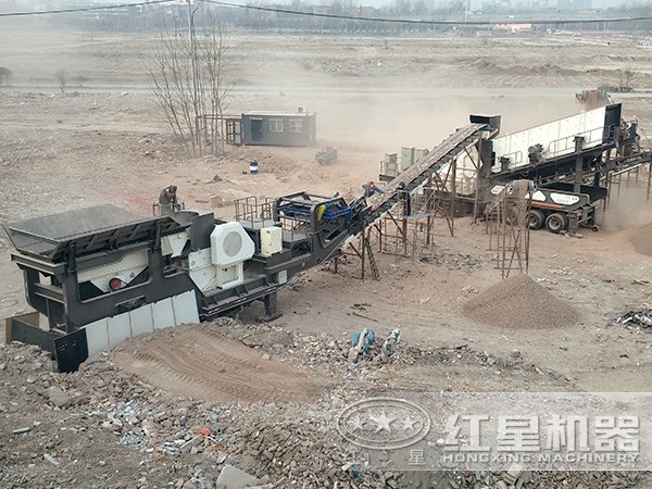 建筑垃圾制砂机施工现场 建筑垃圾制砂机施工现场