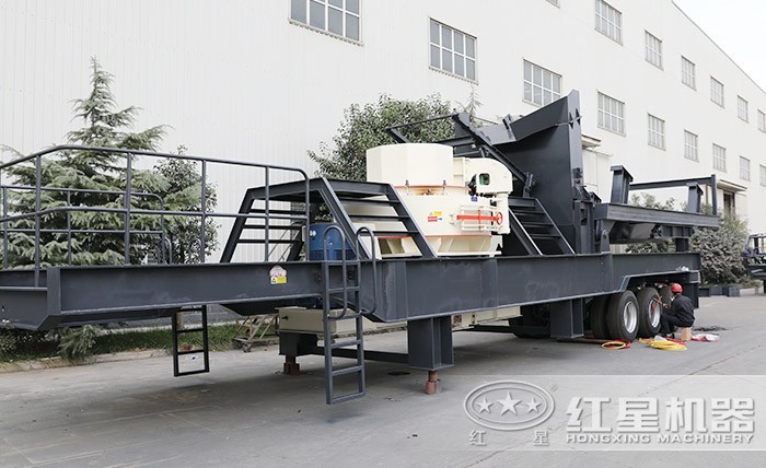 移动型砂石破碎整形制砂机 移动型砂石破碎整形制砂机