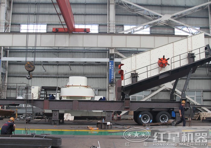 红星打沙机安装现场 红星打沙机安装现场