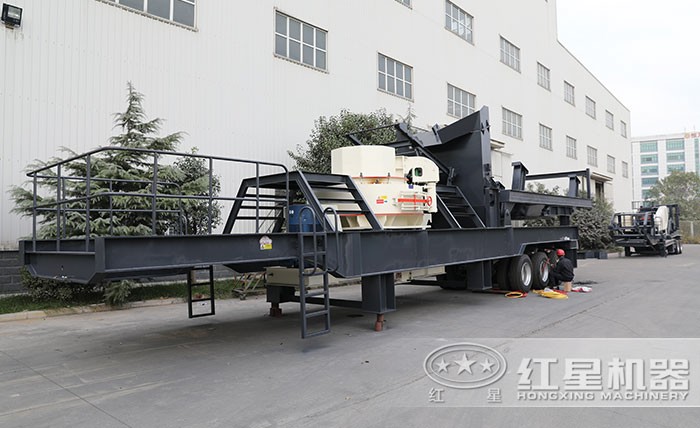 移动小型河卵石制沙机 移动小型河卵石制沙机