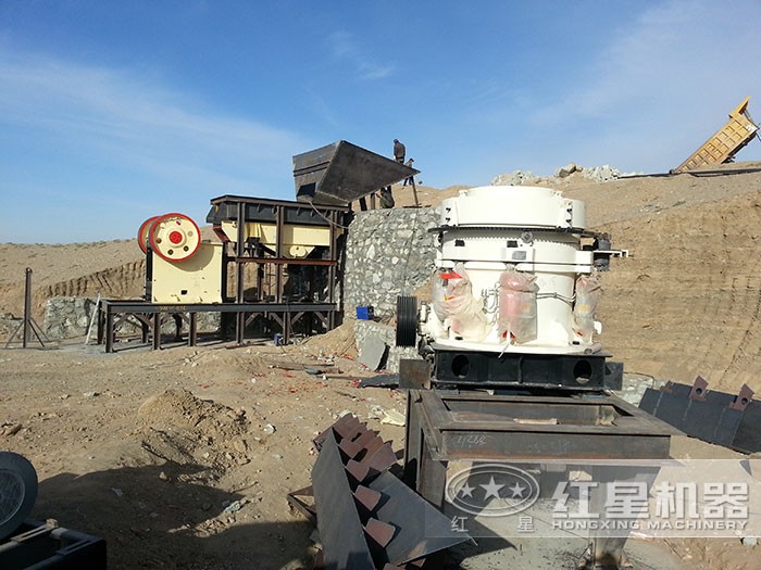 鹅卵石加工现场 鹅卵石加工现场