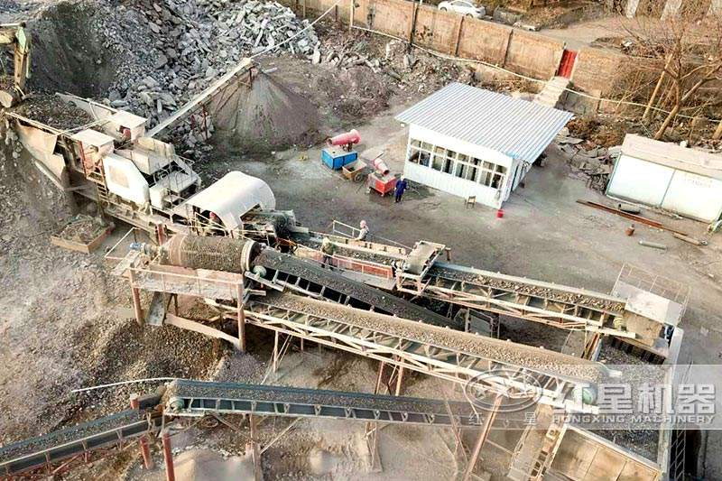 建筑废料处理现场 建筑废料处理现场